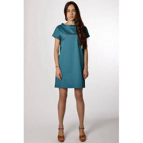 Dress Tavi (blueish green)