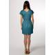 Dress Mila (blueish green)