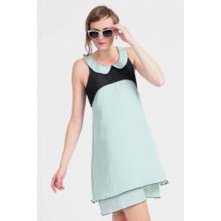 Dress Claudine (aqua-green)