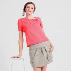 Top Mona (coral-pink)